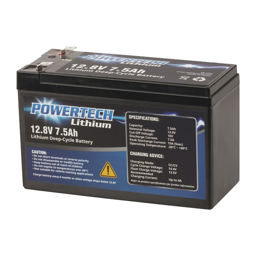 12.8V 7.5Ah Lithium Battery